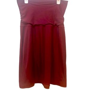 The North Face Flash Dry skirt/halter dress in burgundy, size Medium